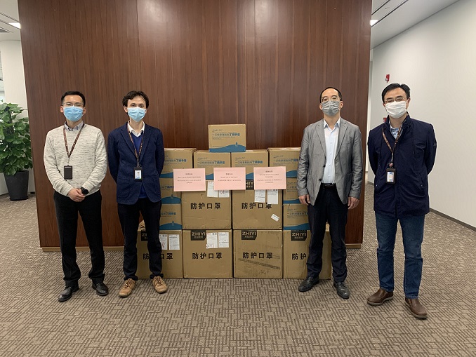 AG贵宾会向西班牙下属企业运送大批防疫物资